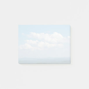 Wolken über Bergen Post-it Klebezettel