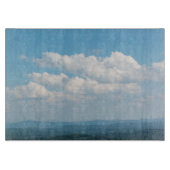 Wolken über Bergen Schneidebrett (Vorderseite)