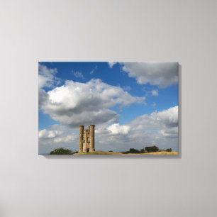 Wolken über Broadway-Turm, Cotswolds Leinwand