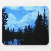 Wolken über Campingplatz in Nordmaine Mousepad (Vorne)
