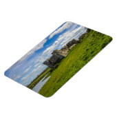 Wolken über Carew Castle Magnet (Linke Seite)