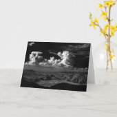 Wolken über dem Anza-Borrego verlassen, CA 1966 Karte (Gelbe Blume)