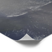 Wolken über dem Arabischen Meer Poster (Ecke)