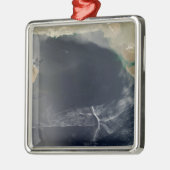 Wolken über dem Arabischen Meer Silbernes Ornament (Links)