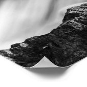 Wolken über dem Berg Mangart Poster (Ecke)