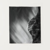 Wolken über dem Berg Mangart Wandteppich (Vorderseite)