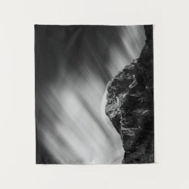 Wolken über dem Berg Mangart Wandteppich