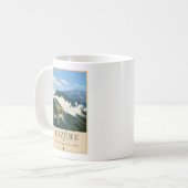 Wolken über dem Bergwald Kaffeetasse (Vorderseite Links)
