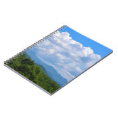 Wolken über dem Blue Ridge-Notebook Notizblock (Linke Seite)