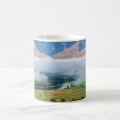 Wolken über dem Flathead River Kaffeetasse (Mittel)