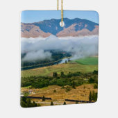 Wolken über dem Flathead River Keramikornament (Rechts)