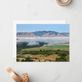 Wolken über dem Fluss Flathead Mitteilungskarte (Vorderseite/Rückseite Beispiel)