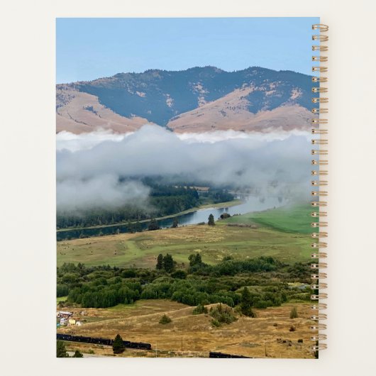 Wolken über dem Fluss Flathead Planer (Rückseite)