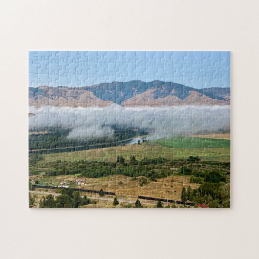 Wolken über dem Fluss Flathead Puzzle (Horizontal)
