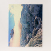 Wolken über dem Franz Josef Glacier in neuseeländi Puzzle (Vertikal)