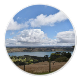 Wolken über dem Gnotuk Camperdown Keramik Knob Keramikknauf