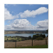 Wolken über dem Gnotuk Camperdown Keramik Tile Fliese (Vorderseite)