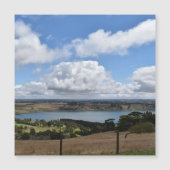 Wolken über dem Gnotuk Camperdown Magnetkarte (Vorderseite)