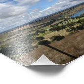 Wolken über dem Gnotuk-See Camperdown Foto Print (Ecke)