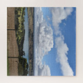 Wolken über dem Gnotuk-See Camperdown Jigsaw Puzzl Puzzle (Horizontal)