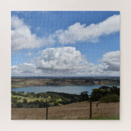 Wolken über dem Gnotuk-See Camperdown Jigsaw Puzzl Puzzle