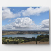 Wolken über dem Gnotuk-See Camperdown Tabletop Pla Fotoplatte (Vorderseite)