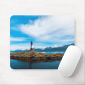 Wolken über dem Leuchtturm in der Nähe von Ushuaia Mousepad (Mit Mouse)