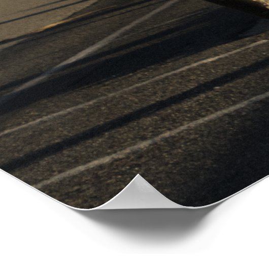 Wolken über dem Meer Poster (Ecke)