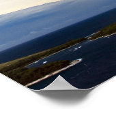 Wolken über dem Mittelmeer Poster (Ecke)