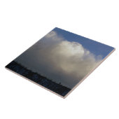 Wolken über dem Rücken Fliese (Seite)