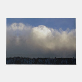 Wolken über dem Rücken Fußmatte