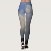 Wolken über dem Rücken Leggings (Rückseite)