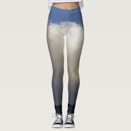 Wolken über dem Rücken Leggings