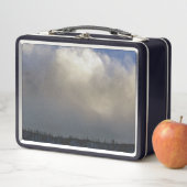 Wolken über dem Rücken Metall Brotdose (Beispiel)