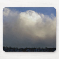 Wolken über dem Rücken