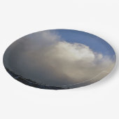 Wolken über dem Rücken Pappteller (Schrägansicht)