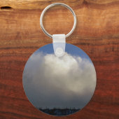 Wolken über dem Rücken Schlüsselanhänger (Vorderseite)
