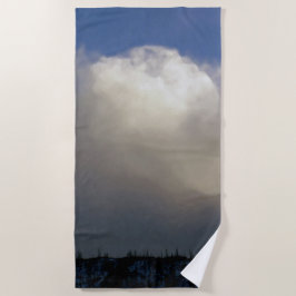 Wolken über dem Rücken Strandtuch