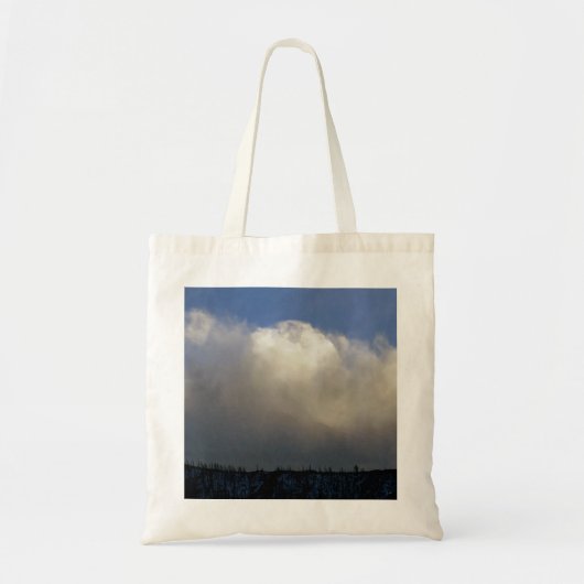 Wolken über dem Rücken Tragetasche (Vorne)