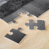 Wolken über dem Schwarzen und Weißen Foto Puzzle (Seite)