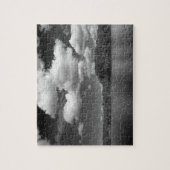 Wolken über dem Schwarzen und Weißen Foto Puzzle (Vertikal)