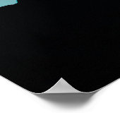 Wolken über den Bergen brennen Poster (Ecke)