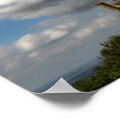 Wolken über den Broadway Tower im Cotswolds-Poster Poster (Ecke)