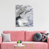 Wolken über den Himmel des Nordatlantiks Leinwanddruck (Insitu (Wohnzimmer))