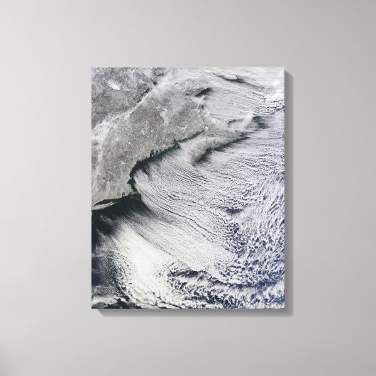 Wolken über den Himmel des Nordatlantiks Leinwanddruck (Vorderseite)