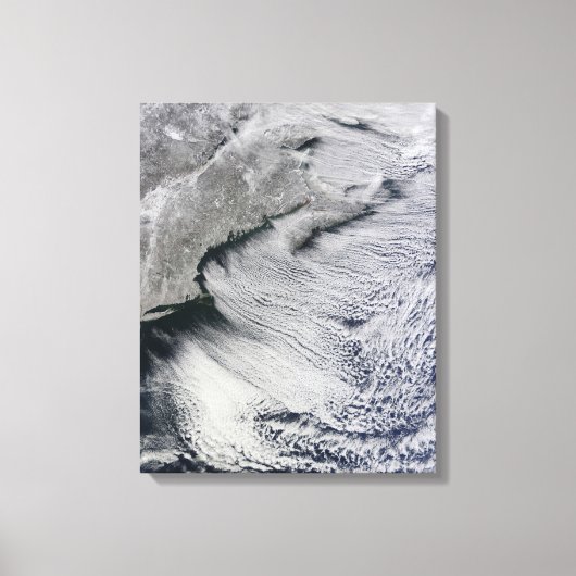 Wolken über den Himmel des Nordatlantiks Leinwanddruck (Vorderseite)