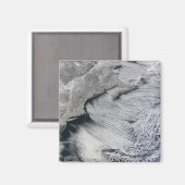 Wolken über den Himmel des Nordatlantiks Magnet (Vorderseite/Rückseite)