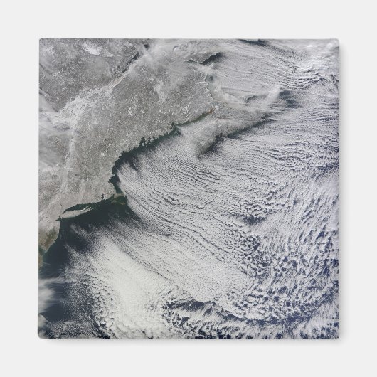 Wolken über den Himmel des Nordatlantiks Magnet (Vorne)