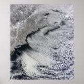 Wolken über den Himmel des Nordatlantiks Poster (Vorne)