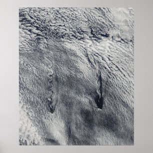 Wolken über den Juan Fernandez Inseln Poster